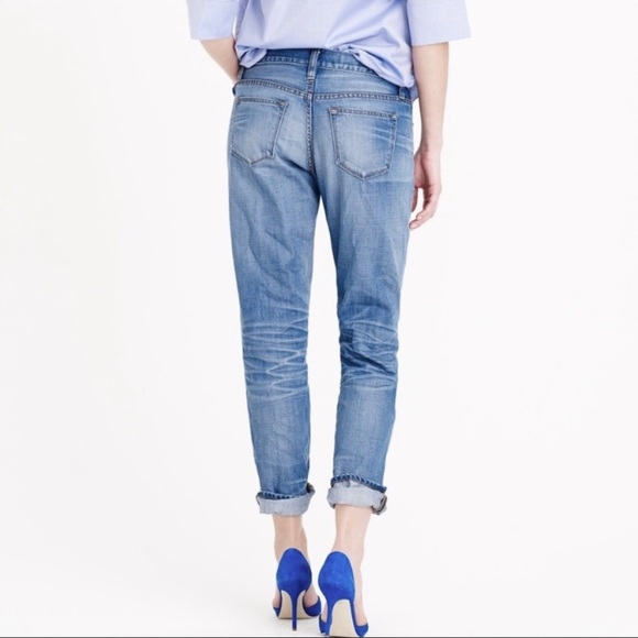 J. Crew Slouchy Distressed Boyfriend Jeans - Picture 4 of 10